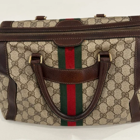 Gucci Vintage “Boston Tote”. - Picture 6 of 17